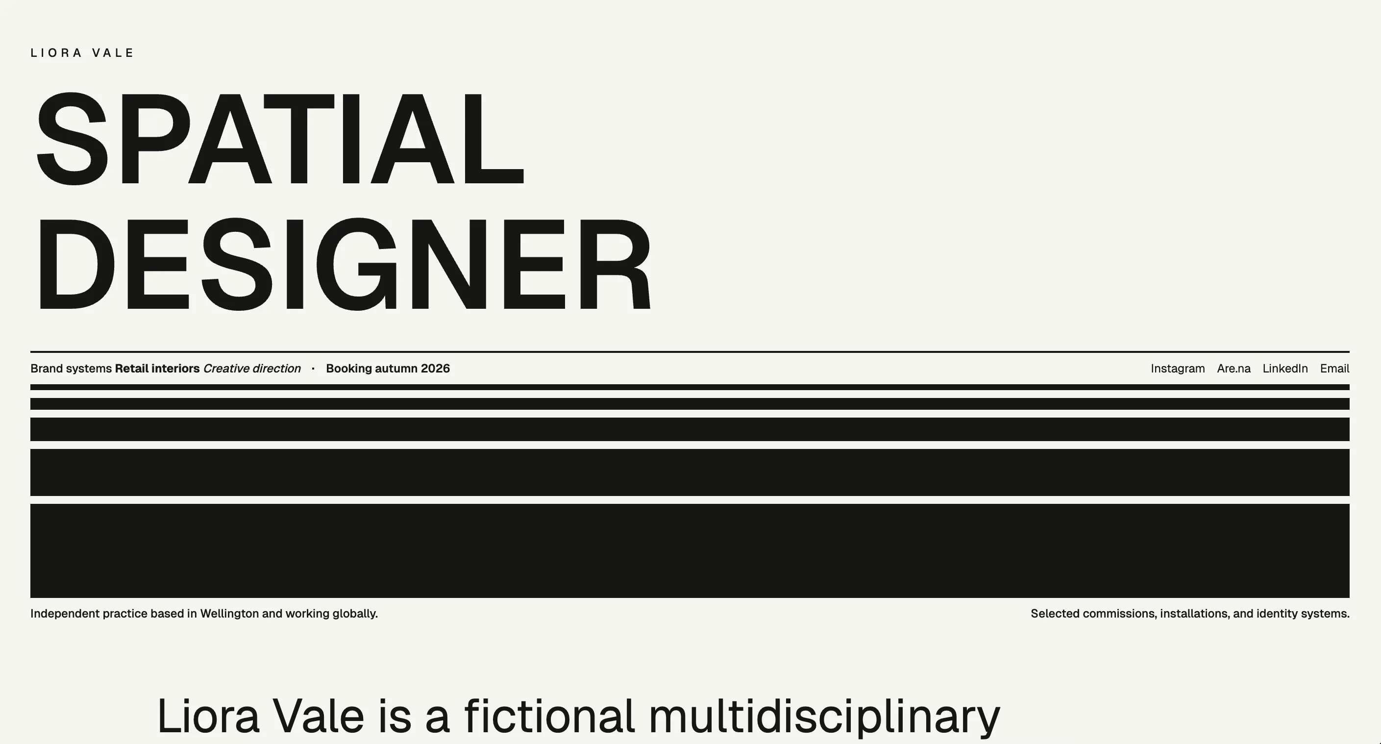 Liora Vale graphic designer portfolio