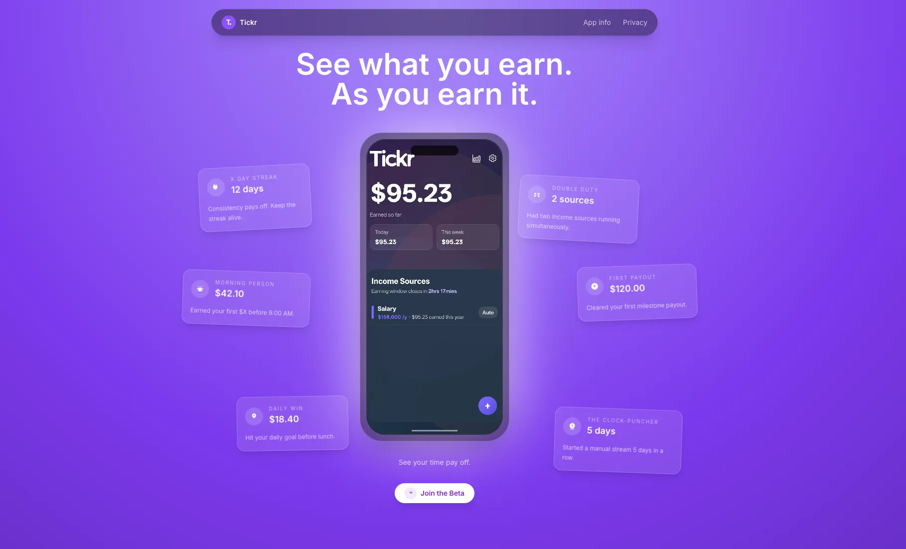 Tickr website